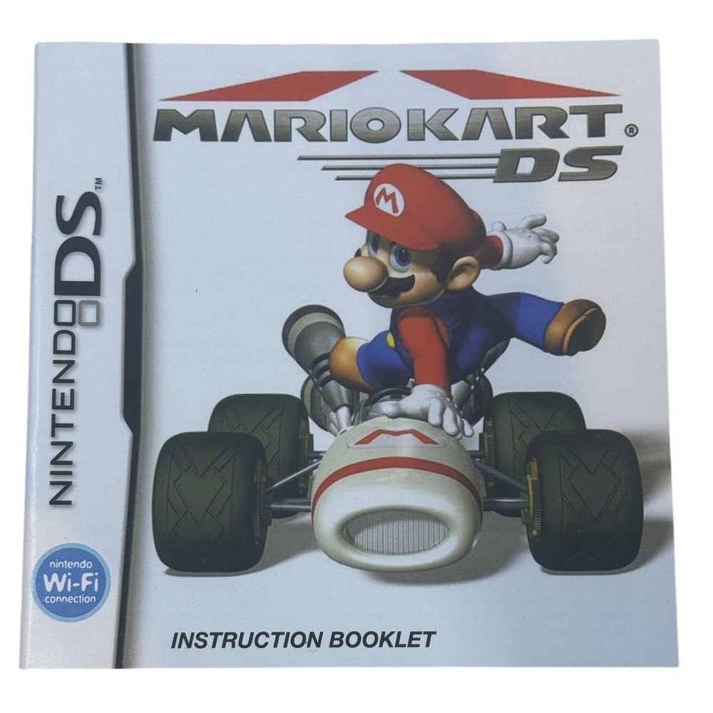 Nintendo Mario Kart DS Instruction Booklet Manual‎ Only NTR-AMCE-USA